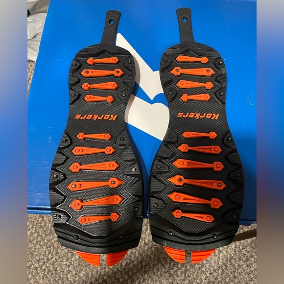 Men's or Women’s Black and Orange Waterproof Insulated Snow Boots - Picture 12 of 15